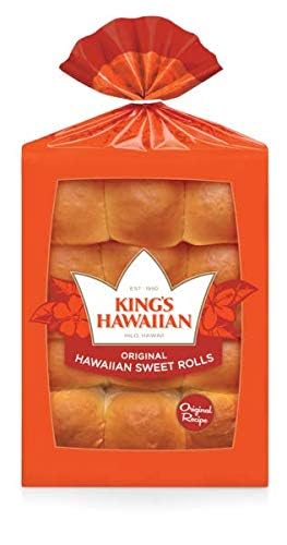 King'S Hawaiian Classic Round Bread (16Oz) & Sweet Roll (12Ct) (1Ea) Variety Pack