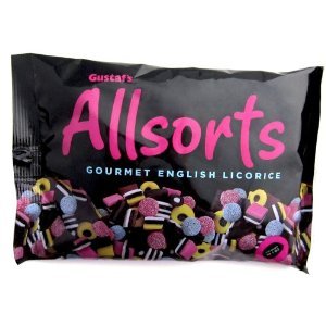 Gustafs Licorice Allsorts 14.3 Oz Bag (Pack of 6)