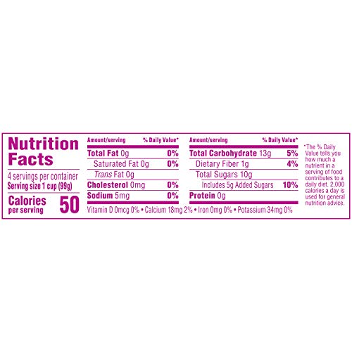 DEL MONTE BUBBLE FRUIT Pear Berry Pomegranate-Flavored FRUIT CUP Snacks, 24 Pack, 3.5 oz