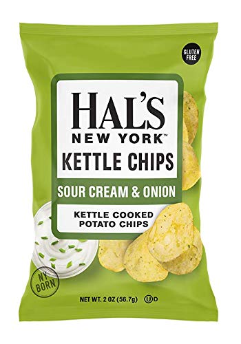 Hals New York Kettle Cooked Potato Chips, Gluten Free, 10 Flavor Variety Pack, 2 oz (Pack of 20)