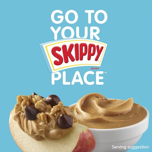 SKIPPY Reduced Fat Creamy Peanut Butter Spread, 16.3 Ounce, Pack of 12