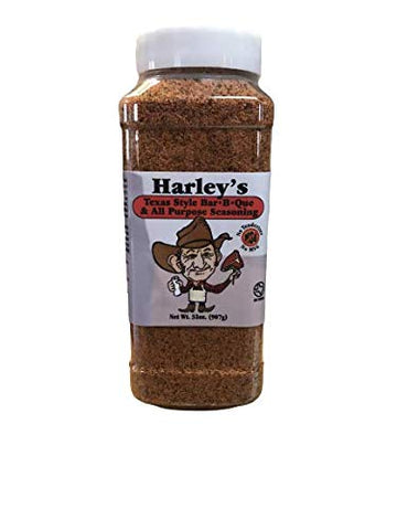 Harleys Texas Seasoning 32oz | Original All Purpose BBQ Seasoning Perfect for Seasoning Everything From Meat to Seafood. (Origin
