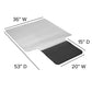 Flash Furniture Jackson Sit Or Stand Mat Anti-Fatigue Support Combined With Floor Protection (36' X 53')