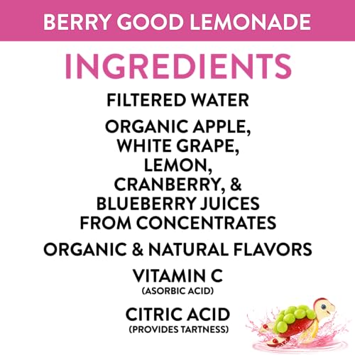 Honest Kids Organic Berry Good Lemonade, 8 boxes, 6 fz ea