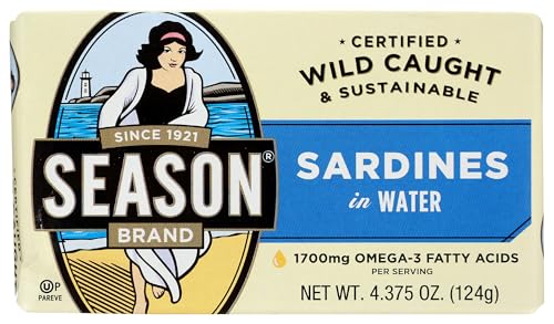 Season Product Sardines In Water, 4.375 Oz