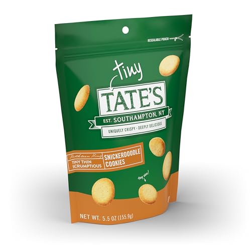 Tates Bake Shop Tiny Tates Variety Pack, Chocolate Chip & Snickerdoodle Cookies, 3-5.5 oz Bags