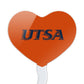 GRAPHICS & MORE Cupcake Picks Set of 6, Acrylic, Heart Love Decoration, University of Texas at San Antonio