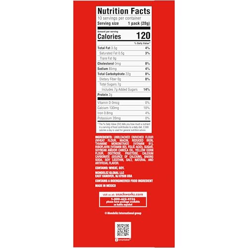 BARNUMS Original Animal Crackers, Kids Snacks, 10 Snack Packs (Pack of 2)