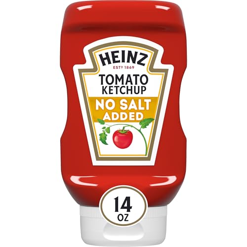 Heinz Ketchup, No Salt, 14 oz