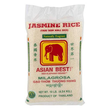 Asian Best Jasmine Rice, 10 Pound, 160 ounce