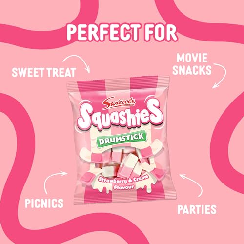 Swizzels Squashies Strawberry & Cream 120G