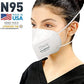 Bnx N95 Mask Niosh Certified Made In Usa Particulate Respirator Protective Face Mask (20-Pack, Approval Number Tc-84A-9315 / Mod
