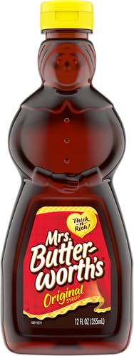Mrs. Butterworth's Original Thick & Rich Pancake Syrup, 12 oz, Pack of 1