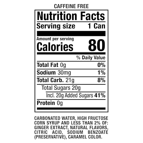 Canada Dry Ginger Ale Soda  7.5 fl oz cans  6 pack