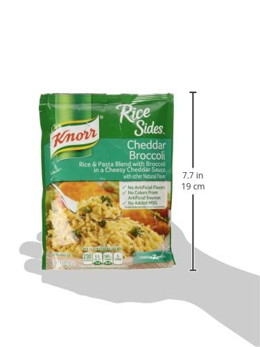 Knorr Rice Sides Dish, Cheddar Broccoli, 5.7 Oz, Pack Of 4