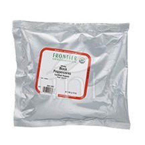 Frontier Herb Peppercorns Organic Whole Black - Single Bulk Item - 1Lb