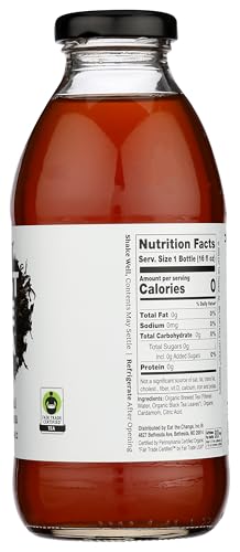 Just Ice Tea Organic Original Unsweetened Black Tea, 16 FZ