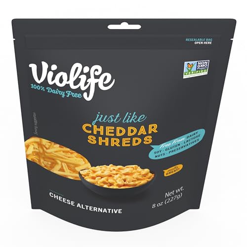 Violife, Cheddar Shreds, 8 Ounce