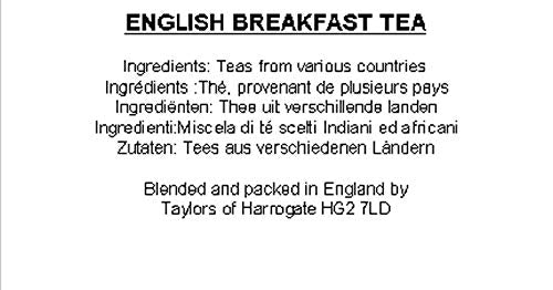 Taylors Of Harrogate English Breakfast Loose Leaf, 4.41 Ounce Tin (Pack Of 6)