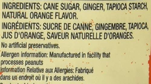 Chimes Ginger Chews, Orange, 5 Oz