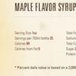 Torani Maple Syrup, 750 mL