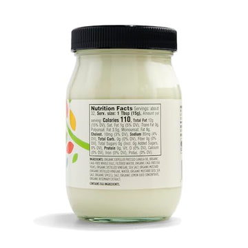 365 by Whole Foods Market Organic Mayonnaise, 16 Fl Oz, Non-GMO, Creamy Texture