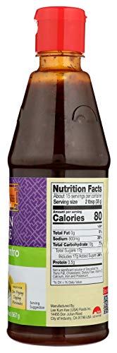 Lee Kum Kee Hoisin Sauce, Lime Cilantro Flavor, 20 Ounces, Pack of 6, No High Fructose Corn Syrup, No Artificial Flavors