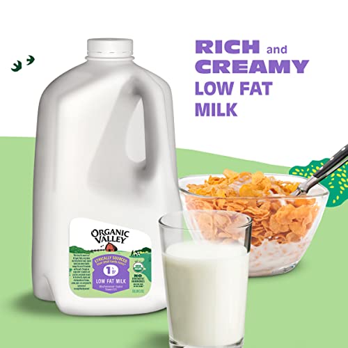 Organic Valley, Organic 1% Milk, 128 oz (Gallon)