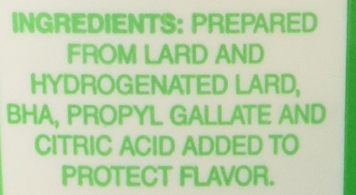 ARMOUR LARD STAR TUBS, 16 OZ, Pack of 2
