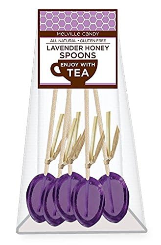 Melville Candy All Natural Lavender Honey Spoons, 5 Count