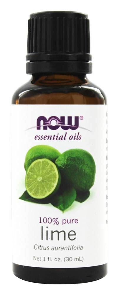 Now Foods Lime Oil, 1 Fluid Ounce (3 Pack)