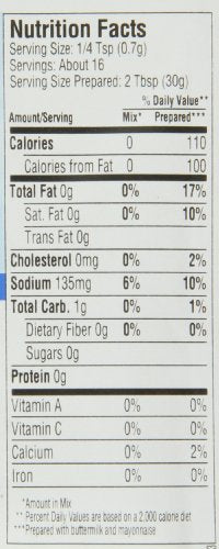 Hidden Valley Buttermilk Ranch Dressing & Seasoning Mix, Gluten Free, 0.38 Oz, Pack of 24