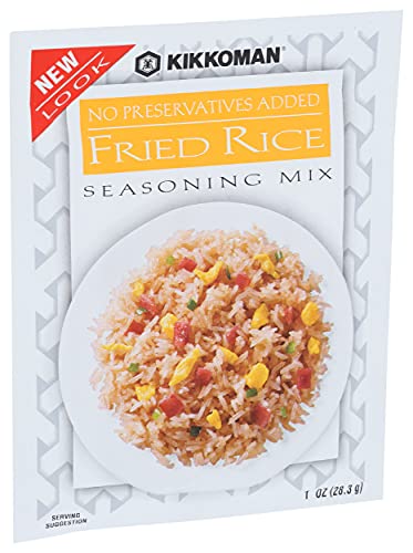 Kikkoman Fried Rice Seasoning Mix, 1-Ounce Pack (Pack of 24)