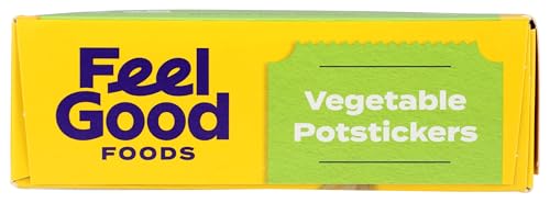 Feel Good Foods Vegetable Potstickers 10oz Frozen Dumplings with Tamari Dipping Sauce, Gluten Free