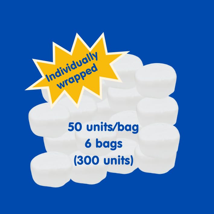 Cloudbites | Toasters | Individually Wrapped Marshmallows | 50 Units/Bag | Great For S'Mores Or Snacks (Case X 6 Bags | 300 Unit