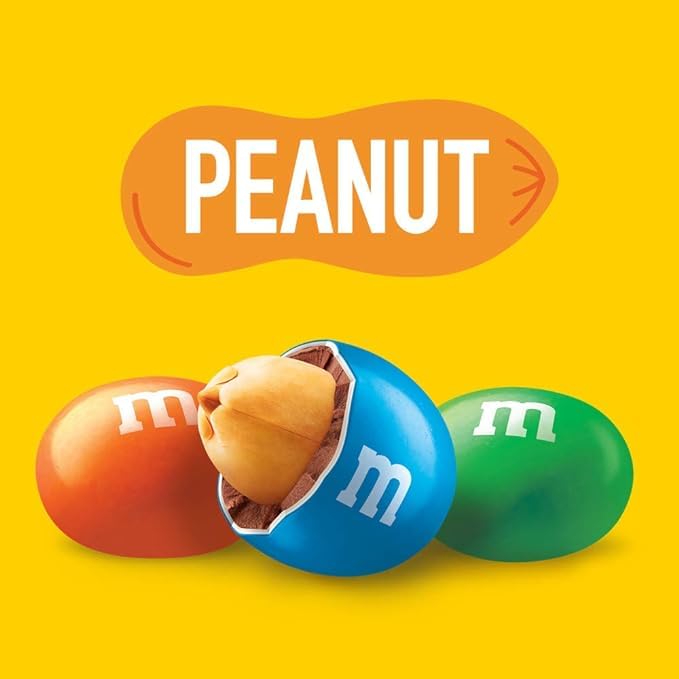 MASHBOX M&M Peanut Chocolate Candy Bulk - Extra Large 2 LB Variety Pack