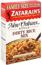 Zatarians, New Orleans Style Dirty Rice, Family Size, 12oz Box (Pack of 6)