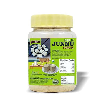 Pmw  Jar Pack  vegetarians Junnu Powder  200 Grams  Kharvas  Ginna  Seembaal Kadambu