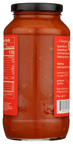 Sauz | Hot Honey Marinara (Single Jar) Thick & Creamy- Gluten-Free, Non-GMO, and 100% Delicious - Crafted in Small Batches for M