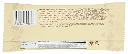 Aloha Organic Oatmeal Chocolate Chip Protein Bar, 1.98 OZ