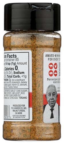 Kinders Organic Carne Asada Seasoning, 3 Oz