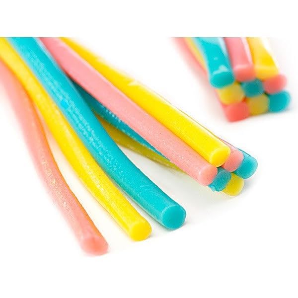 Pull-Apart Strawberry Blast Licorice Candy - 50-Piece Easter Pastel Bulk Pack, Perfect For Basket Stuffing, Spring Treats, Snack