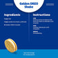 OREO Double Stuf Golden Sandwich Cookies, King Size, 12 Snack Packs (8 Cookies Per Pack)