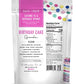 Safe + Fair Birthday Cake Granola - Gluten-Free, Vegan & Plant-Based Snack with Natural Sprinkles - 0g Trans Fat, Non-GMO, Koshe