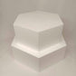 Hexagon Styrofoam Cake Dummies Various Sizes
