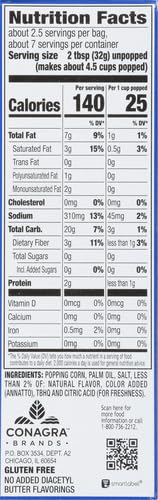ACT II Butter Lovers Microwave Popcorn, 3-Count 2.75-oz. Bags (Pack of 2)