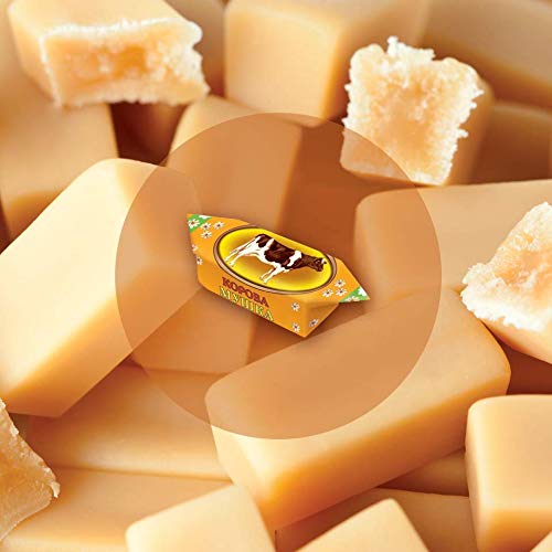 Roshen Korivka Cow Candy - Milky Fudge Sweets, 2.2 lb, Kosher & Halal, Yellow