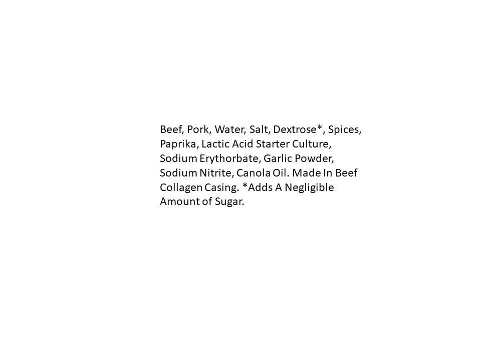 Bavarian Meats Lil Landjaeger Meat Sticks, Smoked Sausage Snacks, Gluten Free, Keto Friendly, 10 Ounce, White