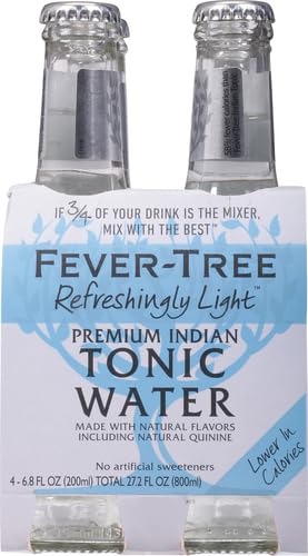 FEVER-TREE Lite Tonic Water 4 Pack, 6.8 FZ