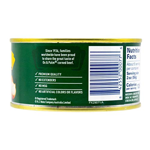 Ox & Palm Corned Beef, Onion Flavored, 11.5 Oz (Pack Of 1)